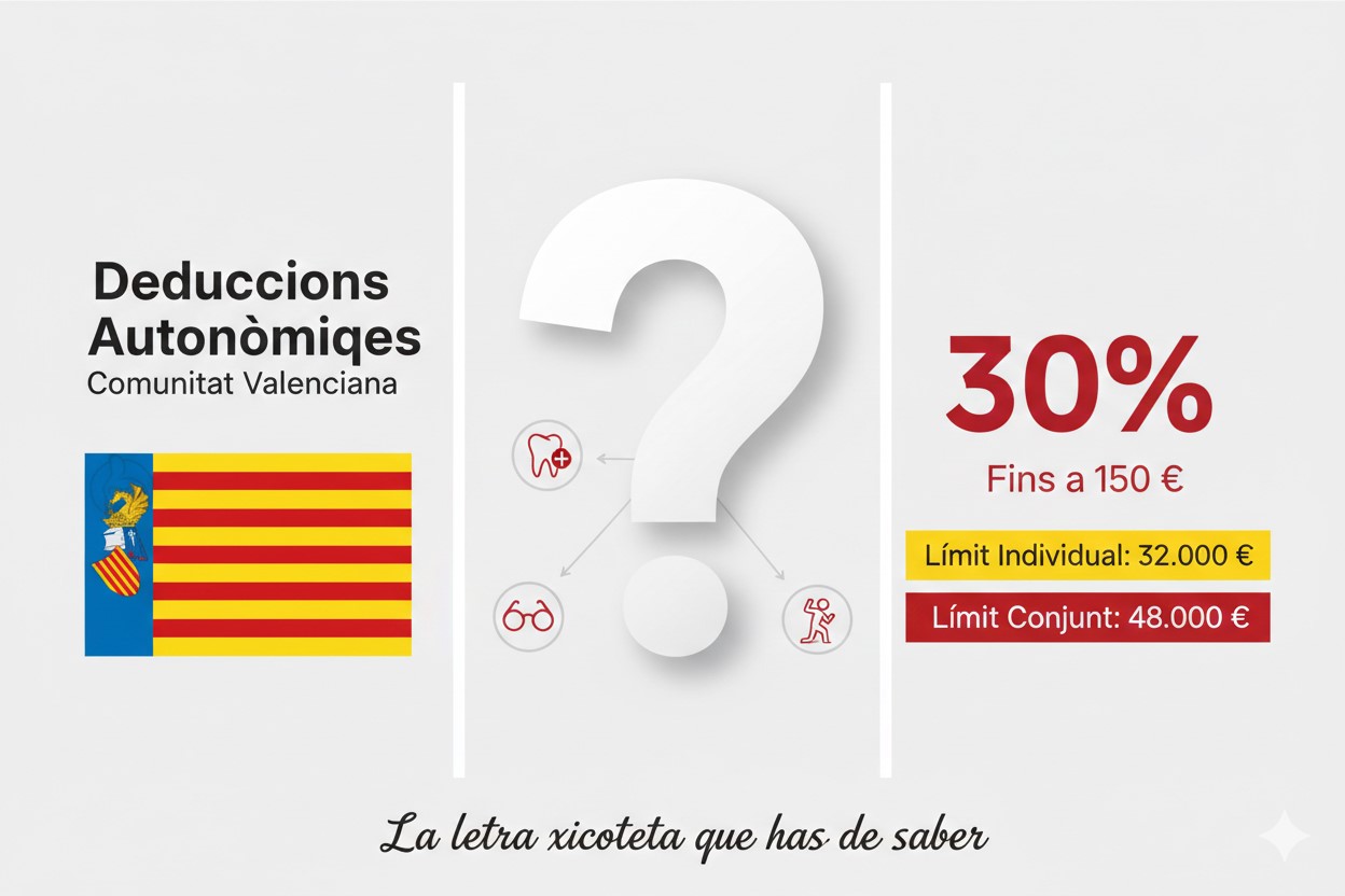 Deduccions en l’IRPF a la Comunitat Valenciana: Són realment per a tu?