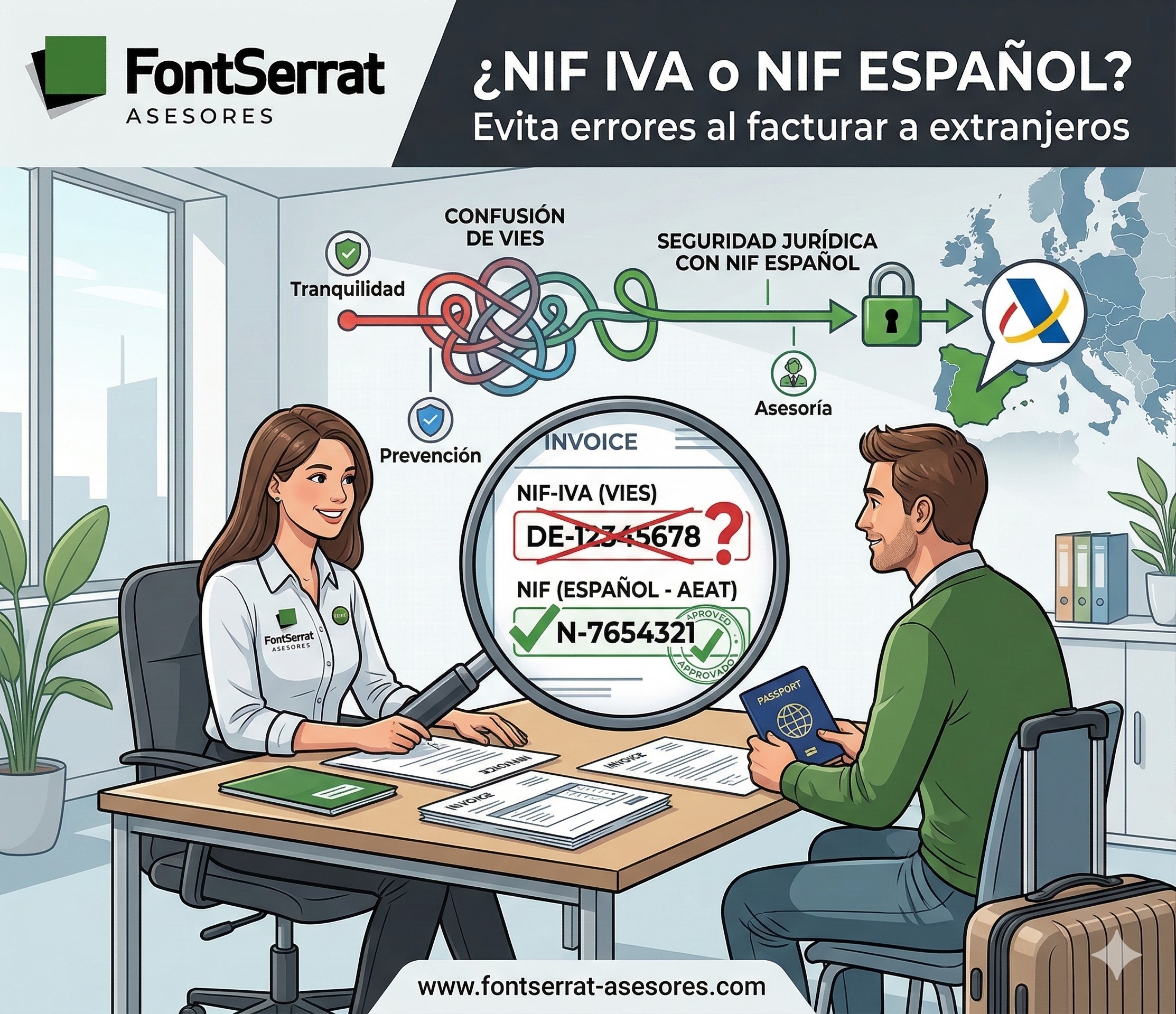 ¿NIF IVA o NIF español? Evita errores al facturar a clientes extranjeros